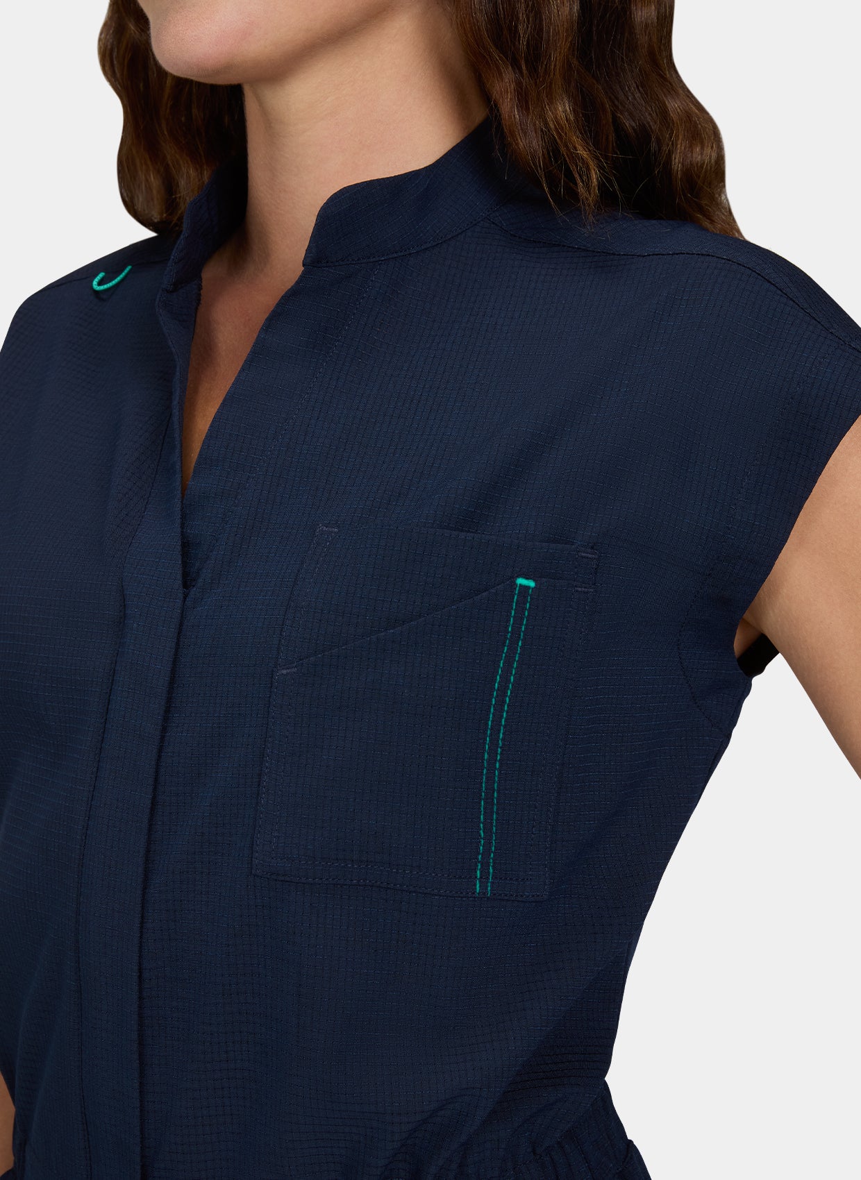 Koi Solis Anja Scrub Jumpsuit - Navy - Image 4