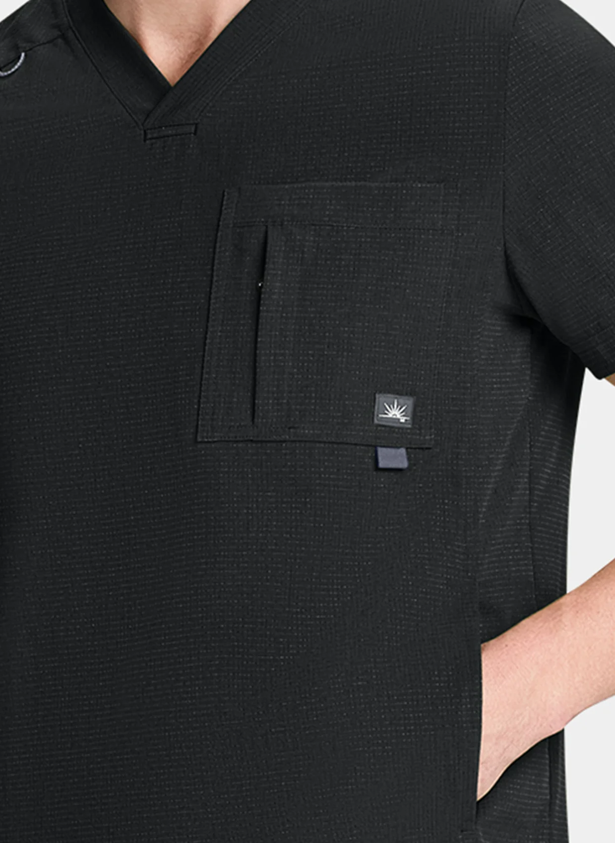 Koi Solis Caldwell Scrub Top - Black - Image 4