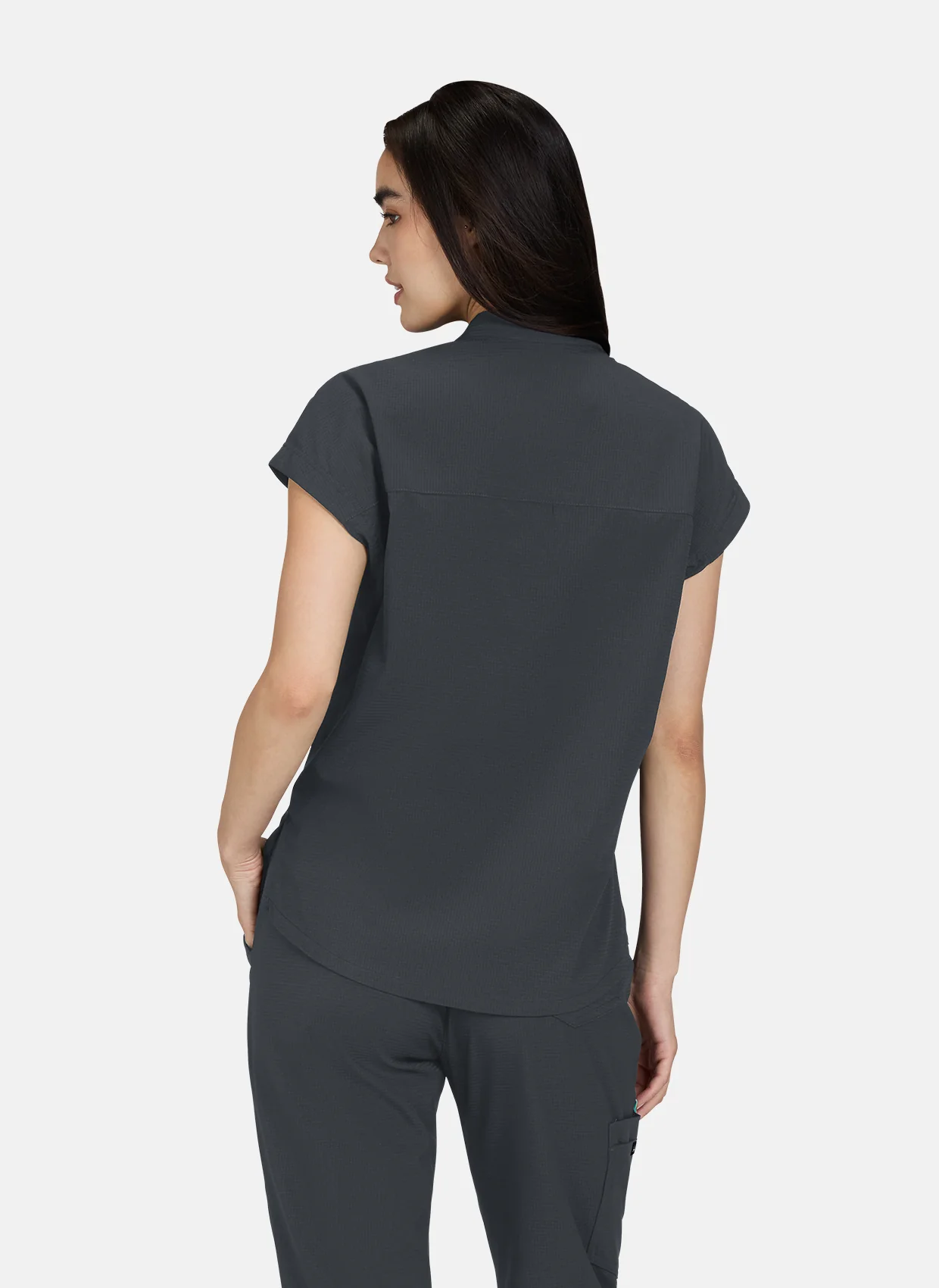 Koi Solis Catrin Scrub Top - Charcoal - Image 4