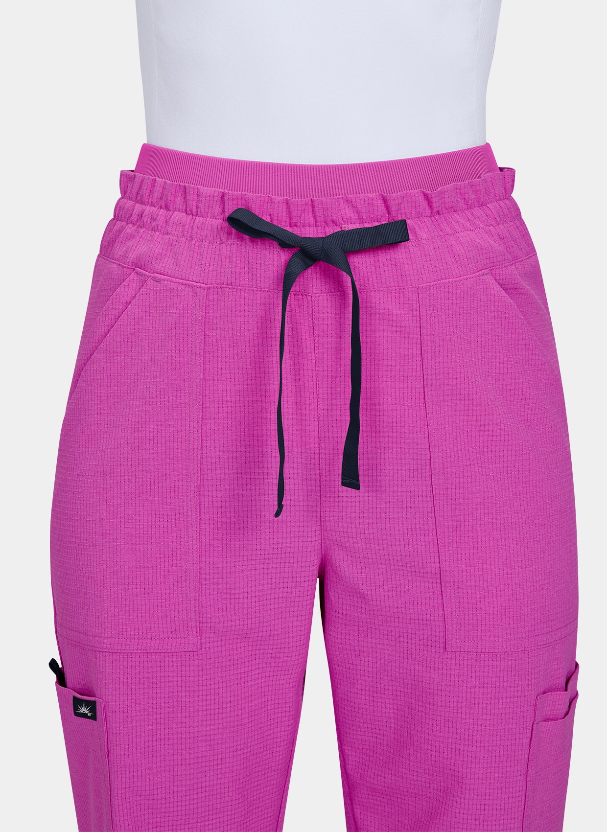 Koi Solis Freda Scrub Trousers - Hibiscus Pink - Image 4