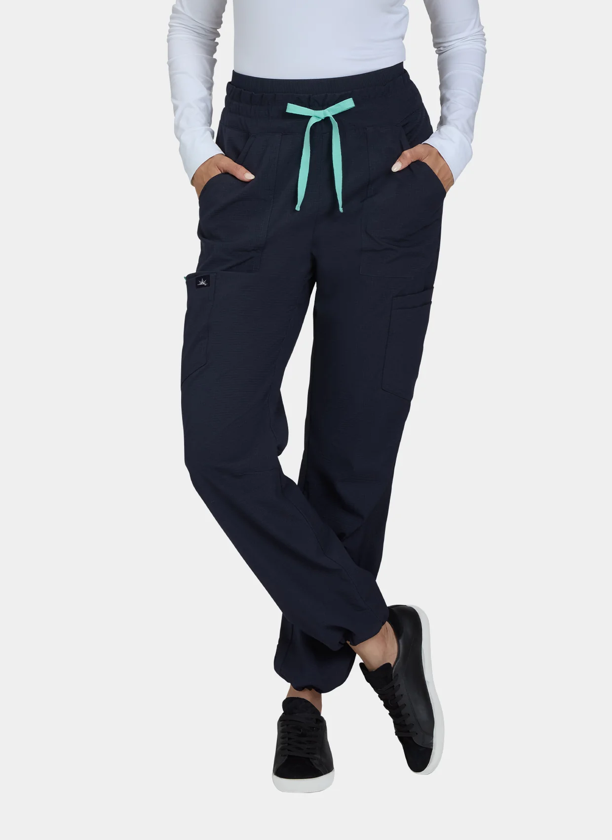 Koi Solis Freda Scrub Trousers - Navy - Image 4