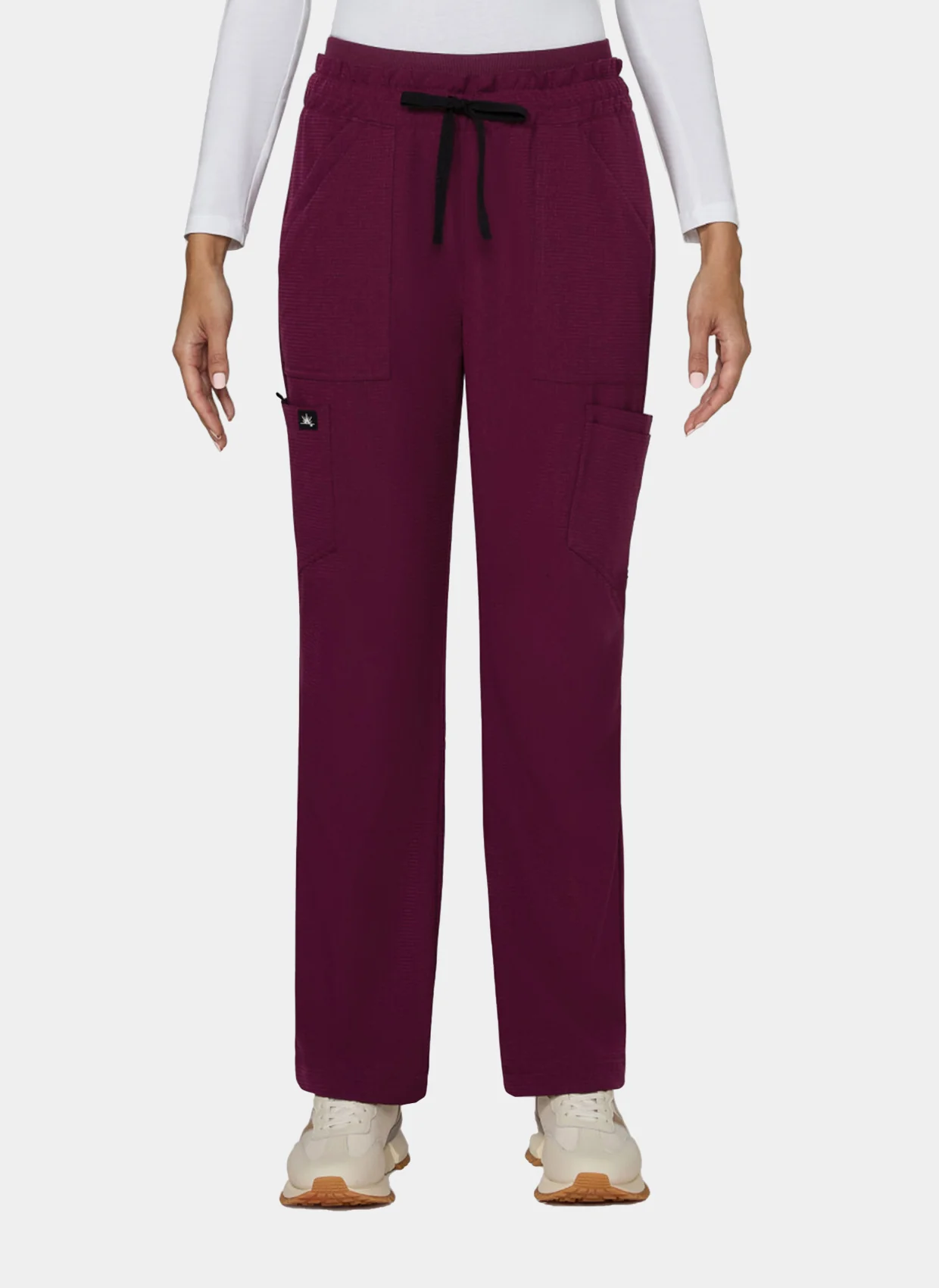 Koi Solis Freda Scrub Trousers - Wine