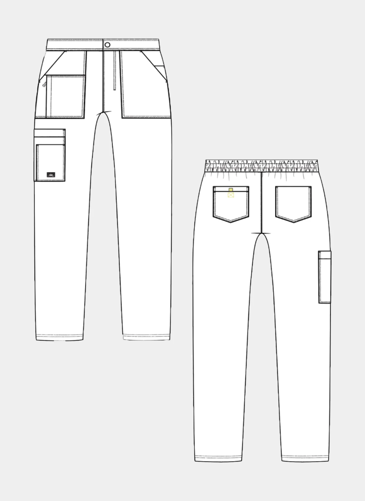 Koi Solis Ondra Scrub Trousers - Black - Image 7