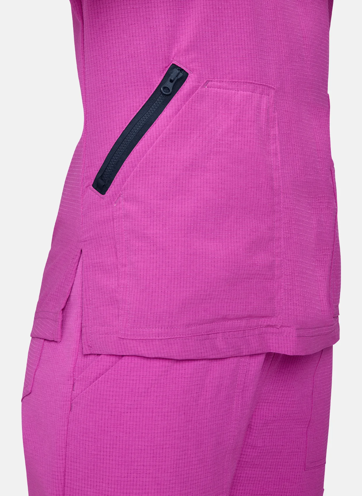 Koi Solis Sari Scrub Top - Hibiscus Pink - Image 4