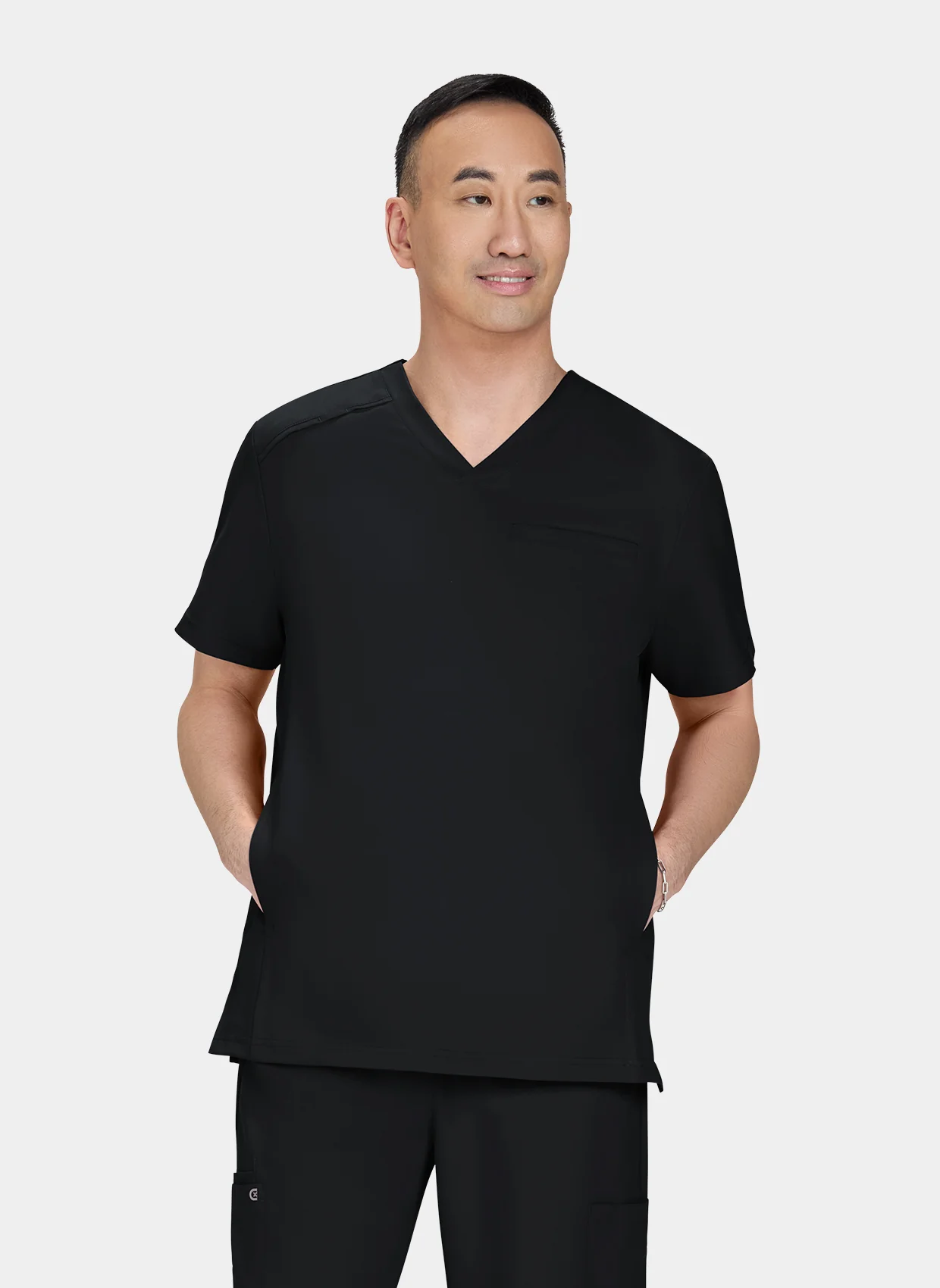 Koi Cureology Stasis Scrub Top - Black