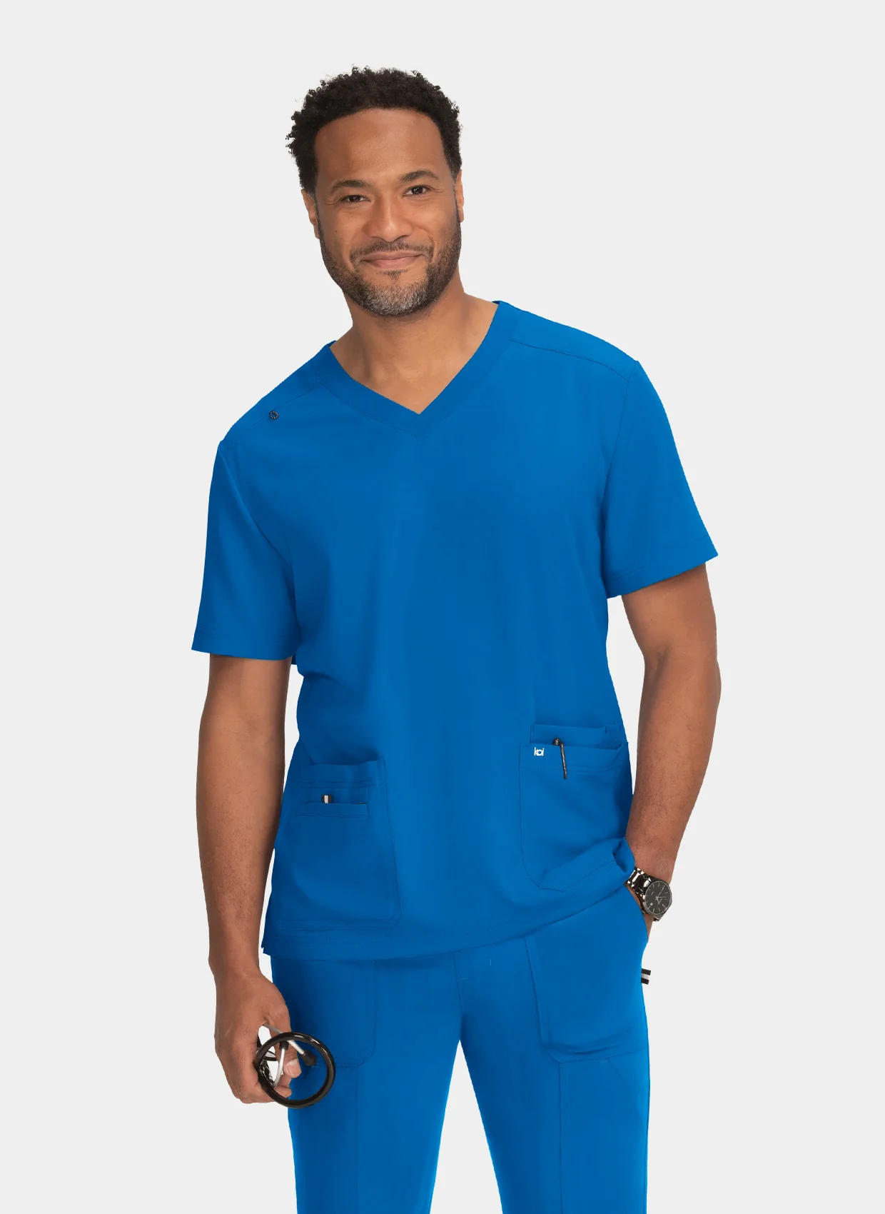 Koi Next Gen Free To Be Scrub Top - Royal
