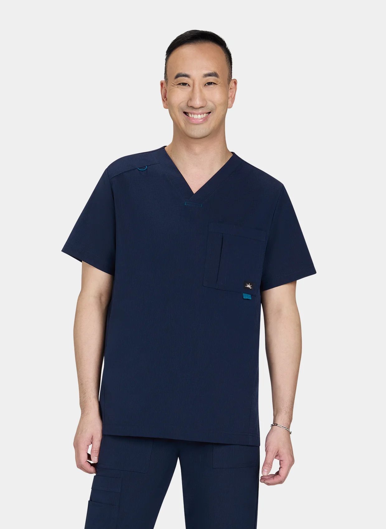 Koi Solis Caldwell Scrub Top - Navy