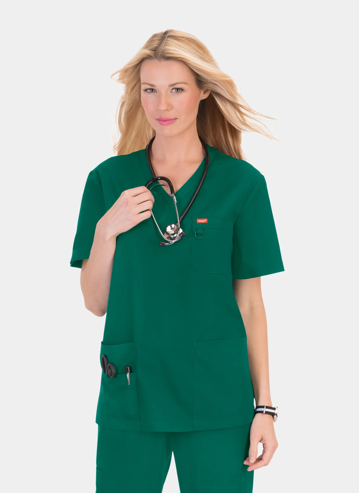 Unisex Orange Standard Balboa Scrub Top - Hunter - Image 5