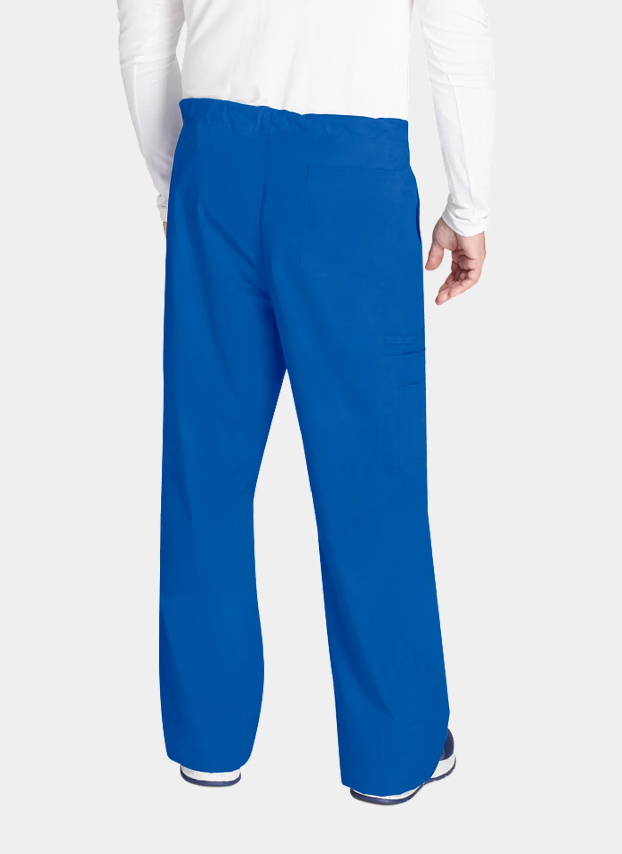 Cherokee Core Stretch Unisex Drawstring Cargo Scrub Trousers WWE4043 - Royal - Image 2