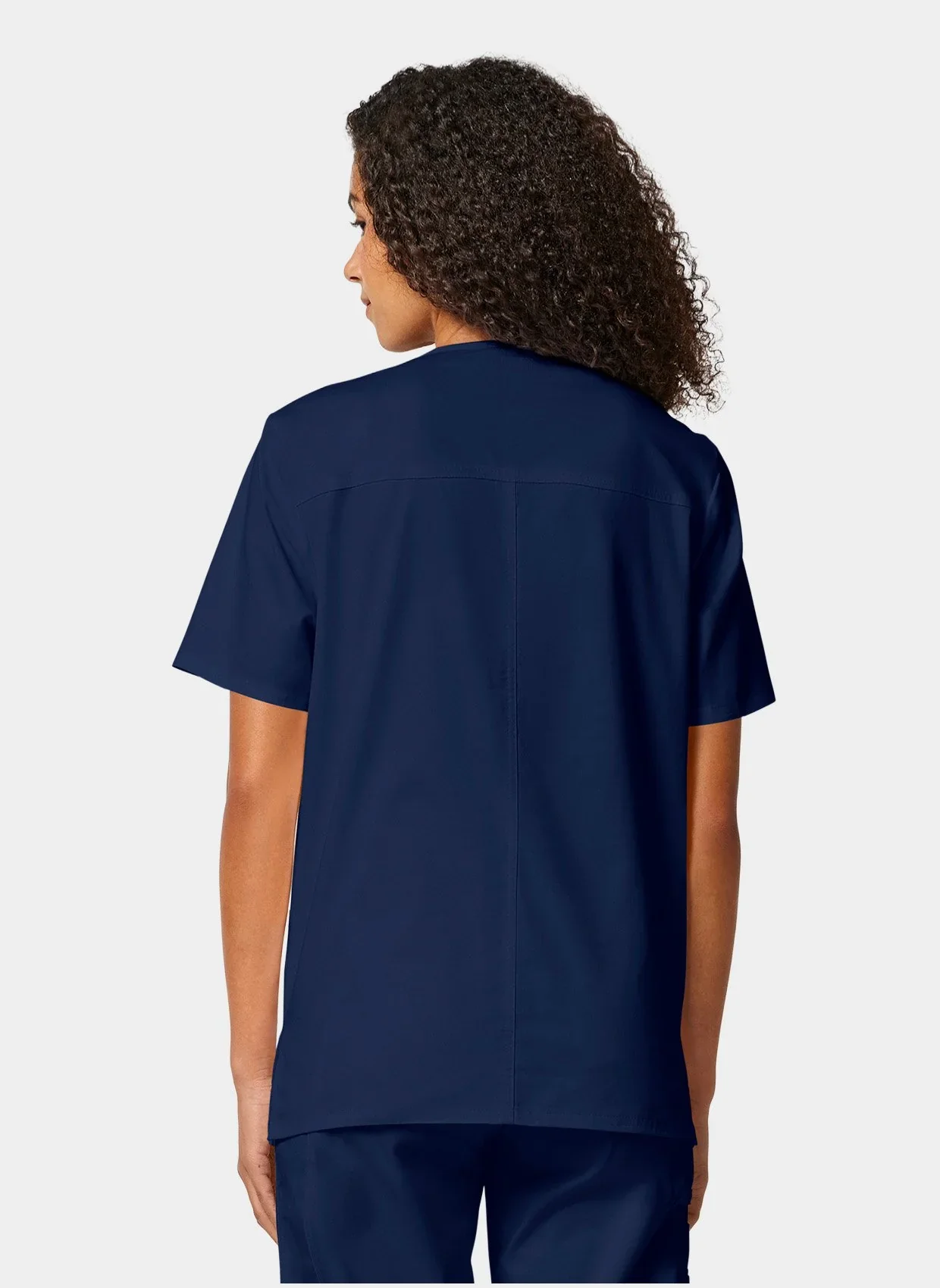 Cherokee Core Stretch Unisex V-Neck Scrub Top WWE4725 - Navy - Image 3