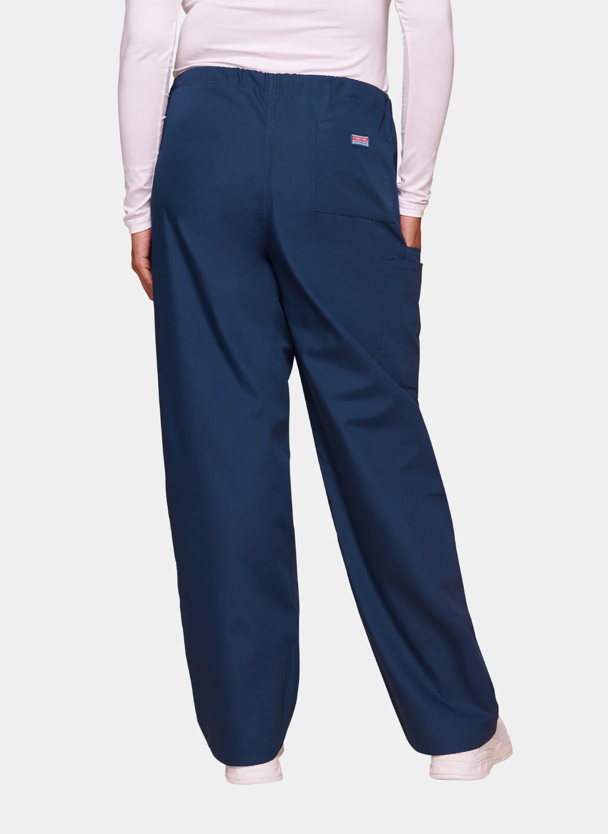 Cherokee Unisex Drawstring Scrub Trousers - Navy - Image 2