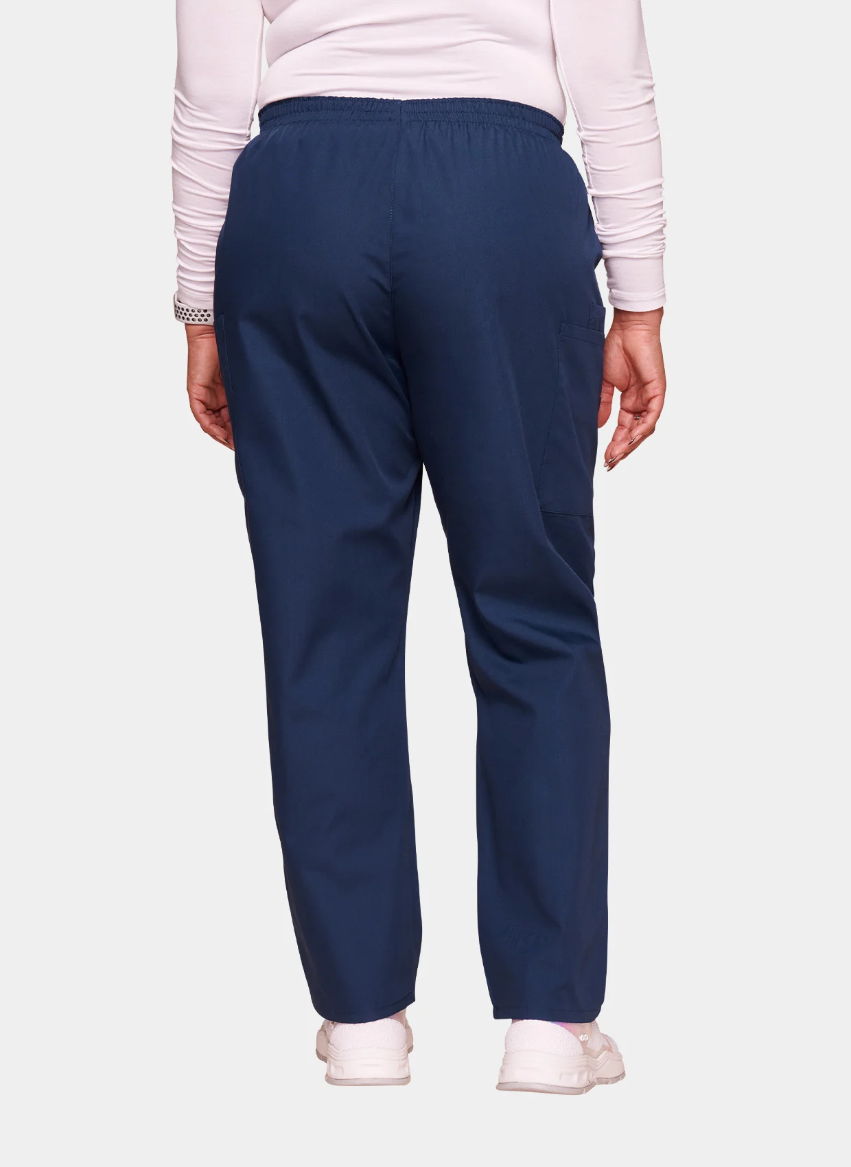 Cherokee Unisex Elasticated Scrub Trousers - Navy - Image 2
