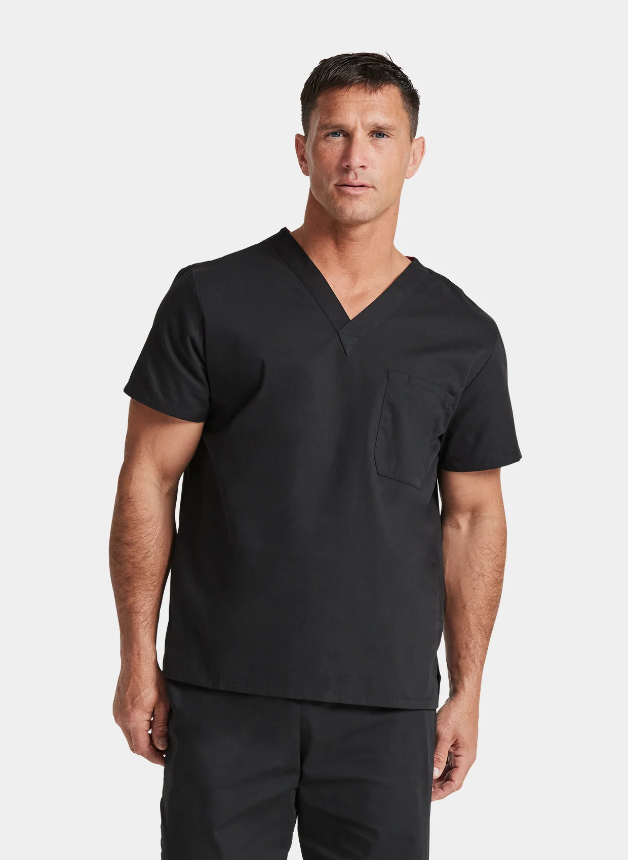Unisex Dickies EDS Signature Tuckable V-Neck Scrub Top DKE83706 - Black