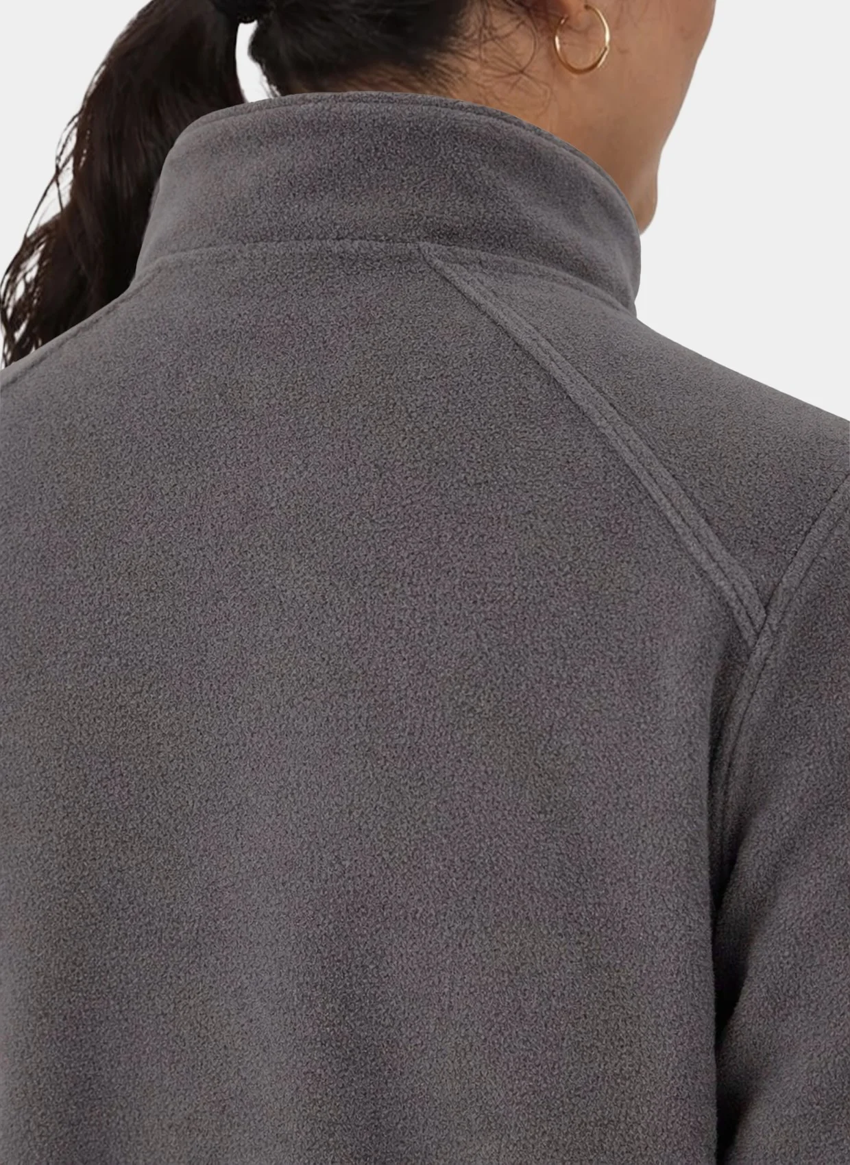Unisex Perth Fleece Scrub Jacket - Grey - Image 4