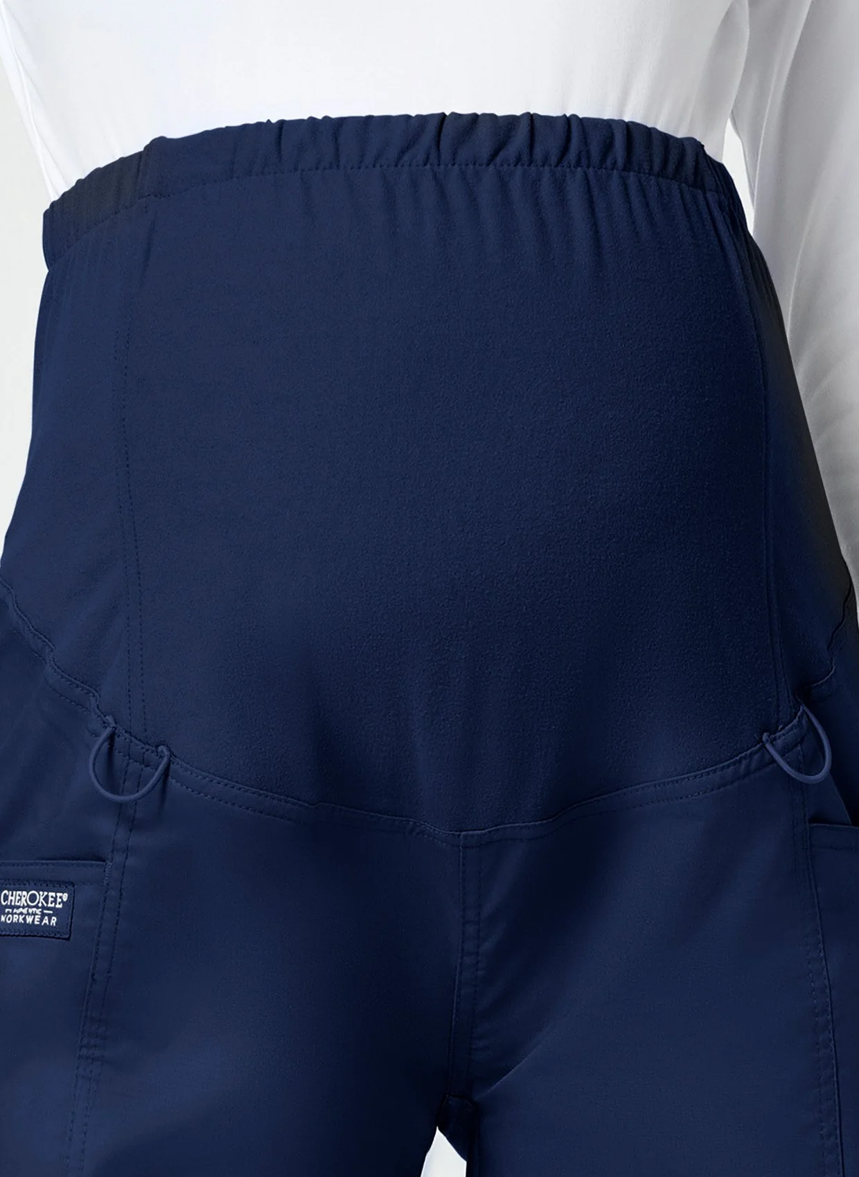 Cherokee WW Revolution Maternity Straight Leg Scrub Trousers WWE155 - Navy - Image 5