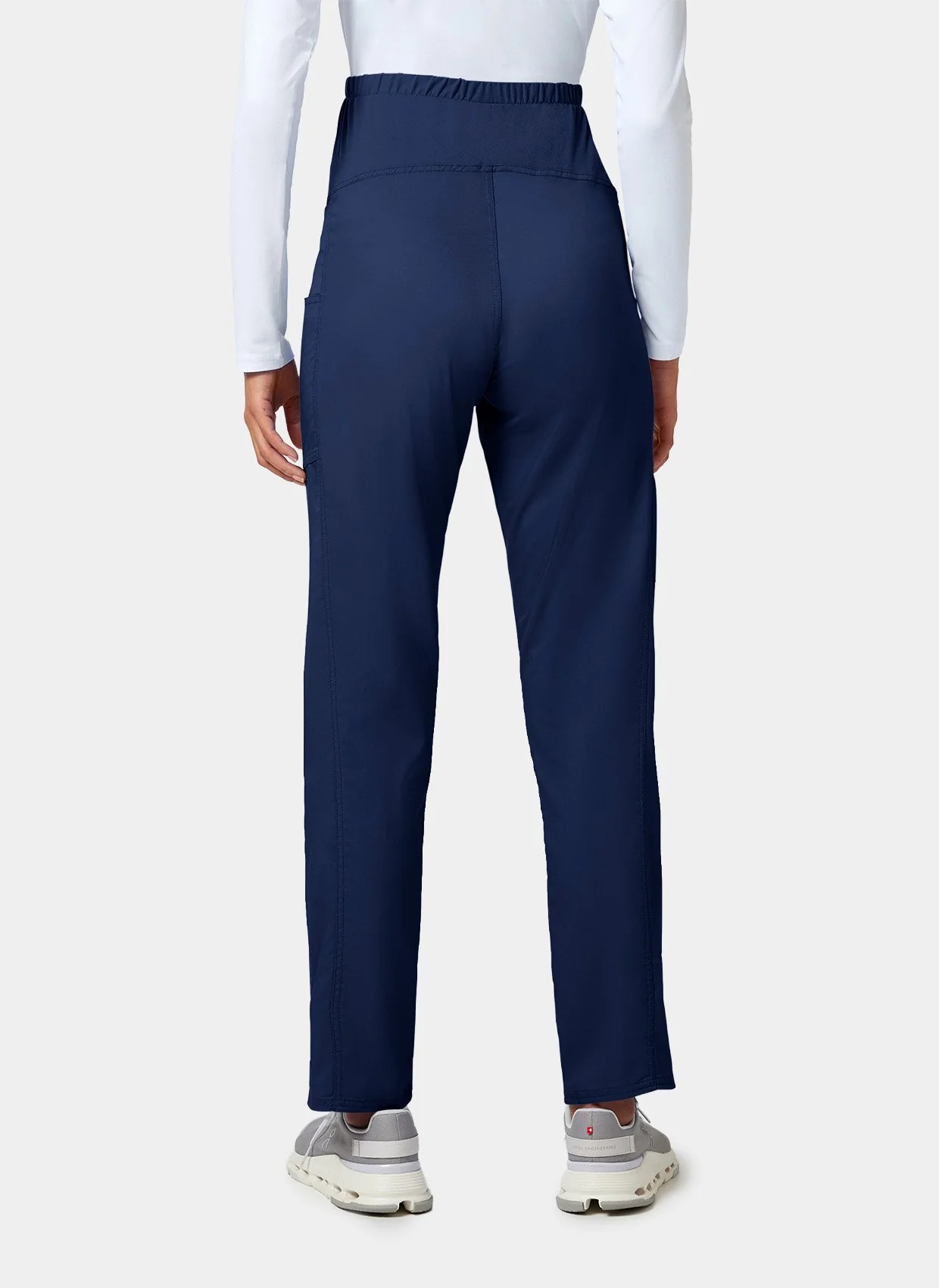 Cherokee WW Revolution Maternity Straight Leg Scrub Trousers WWE155 - Navy - Image 6