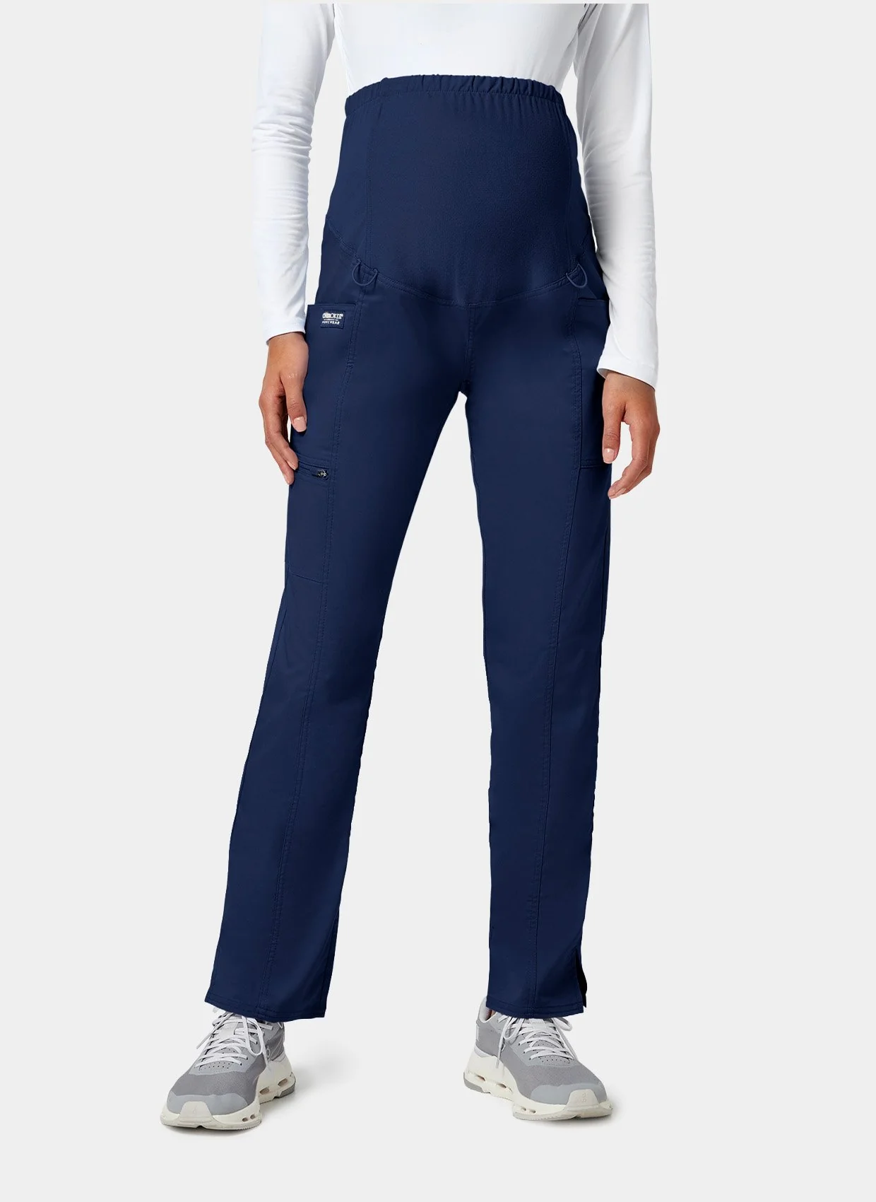 Cherokee WW Revolution Maternity Straight Leg Scrub Trousers WWE155 - Navy - Image 8