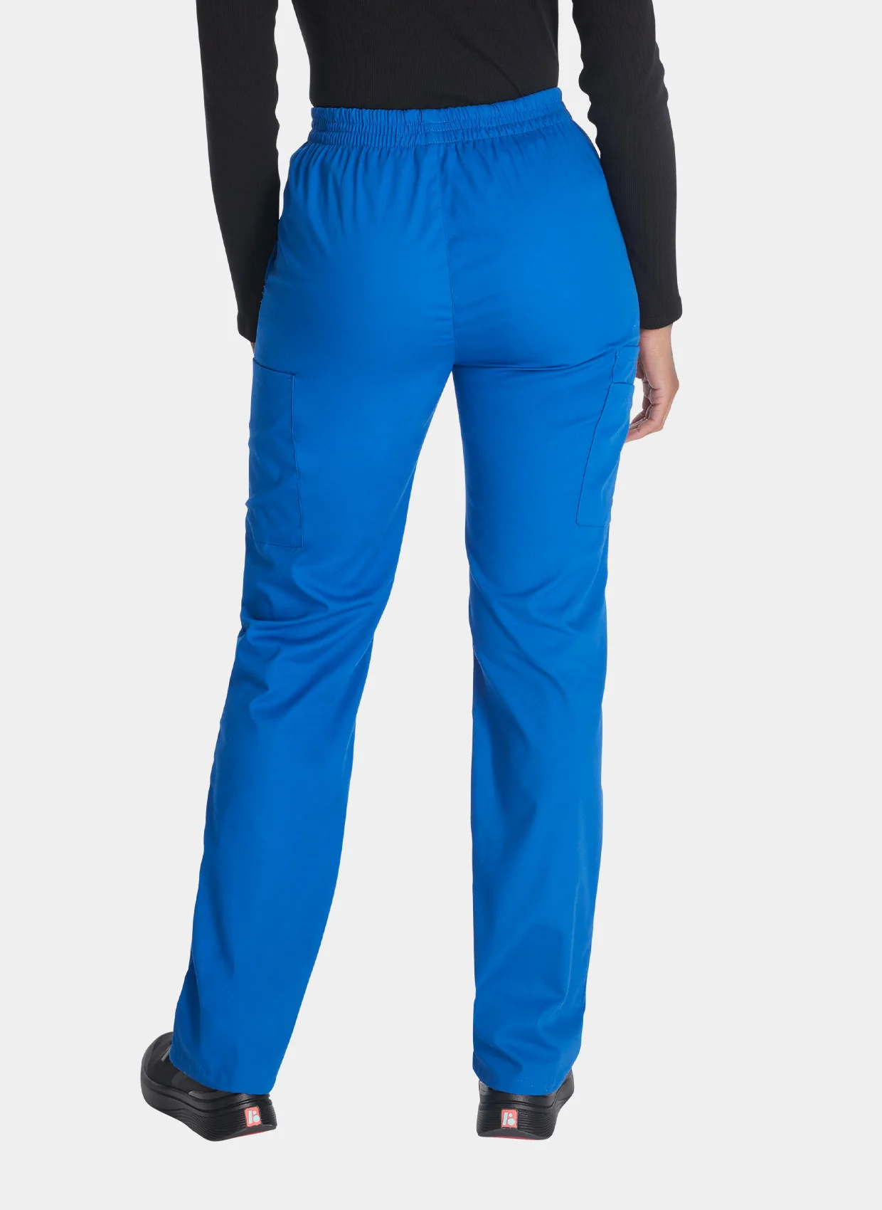 Dickies EDS Signature Ladies Natural Rise Tapered Leg Pull-On Scrub Trousers DKE86106 - Royal - Image 2