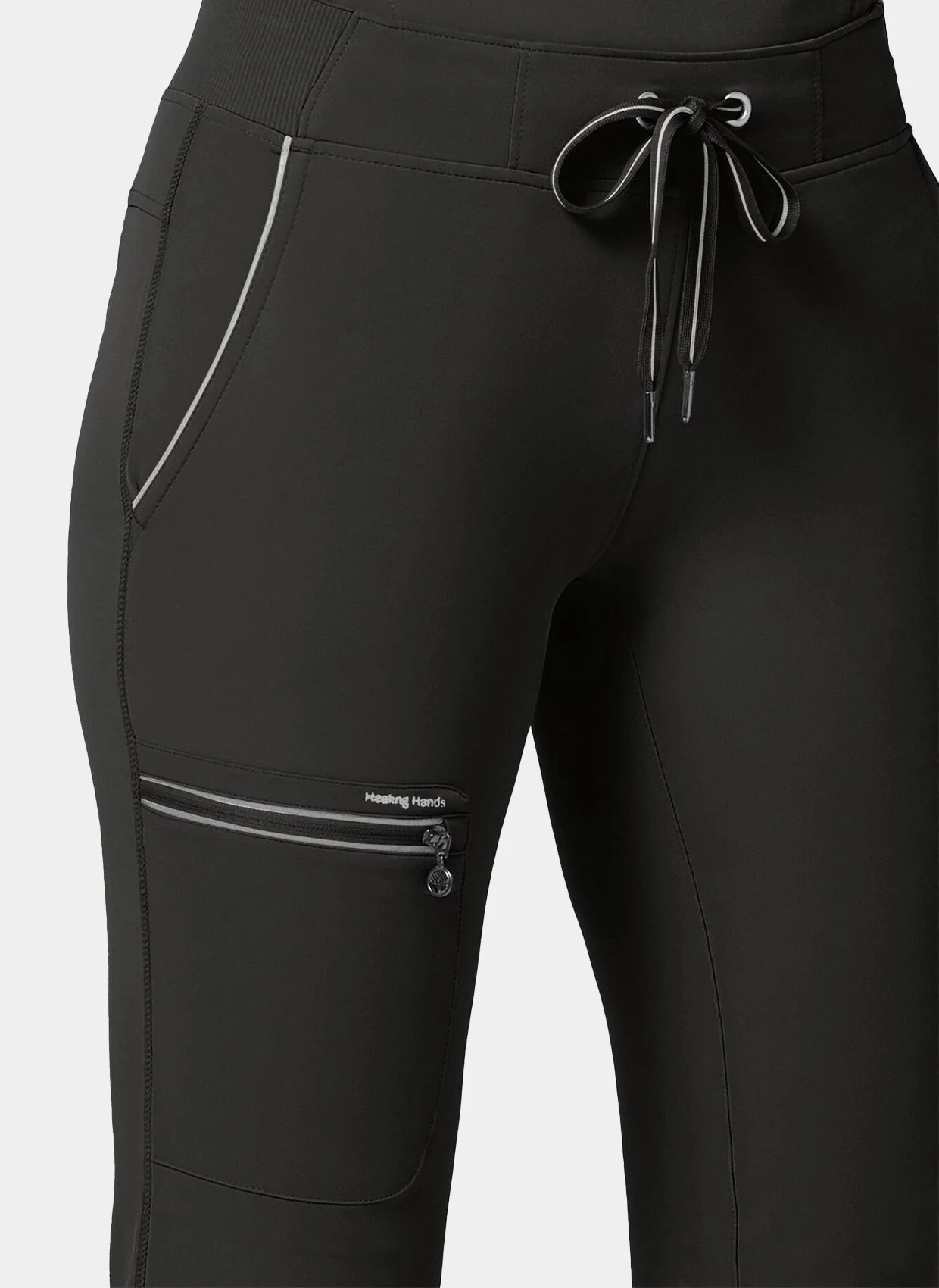 Healing Hands 360 Nisha Scrub Trousers - Black - Image 3