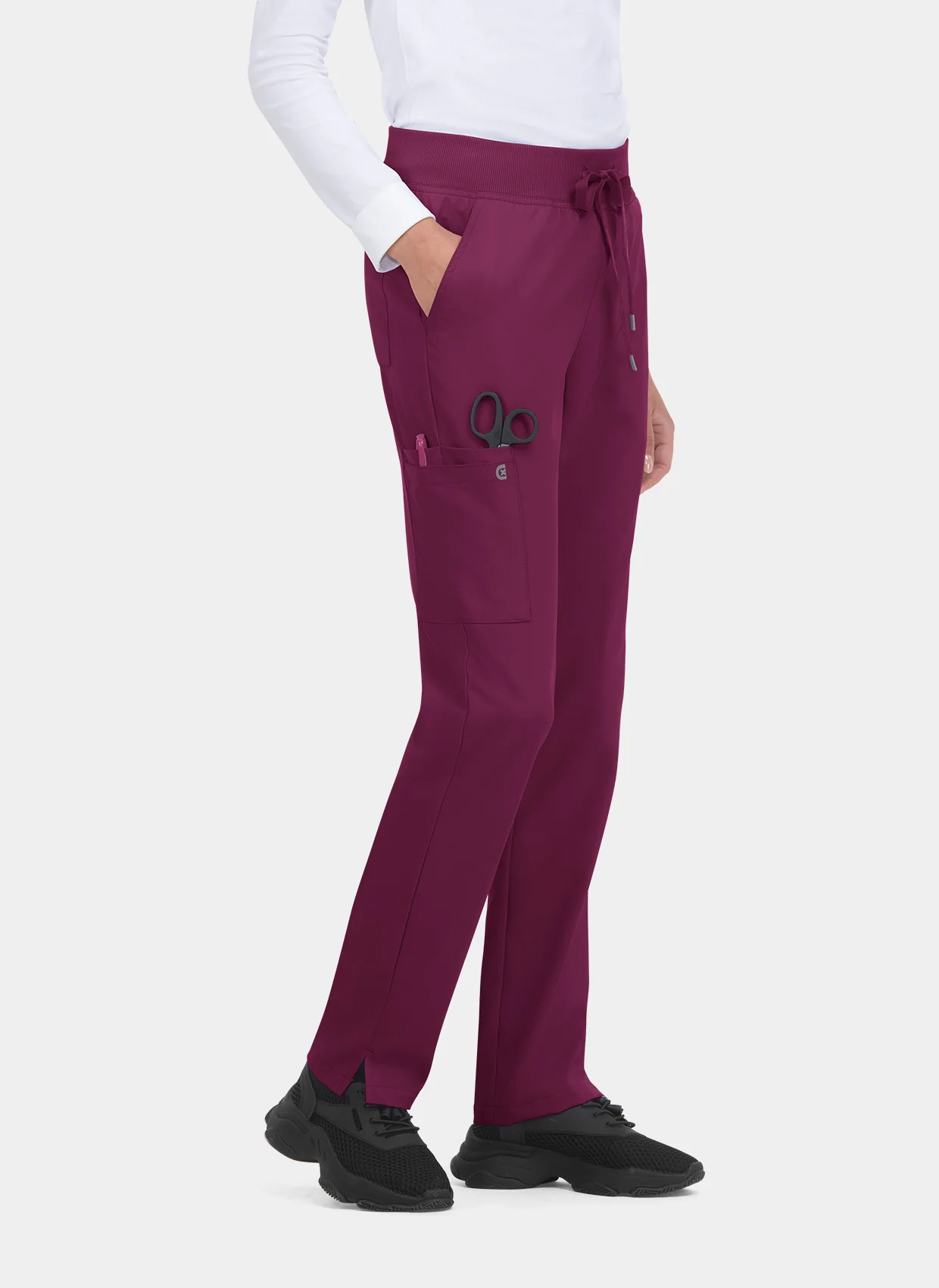 Koi Cureology Atria Scrub Trousers - Wine - Image 3