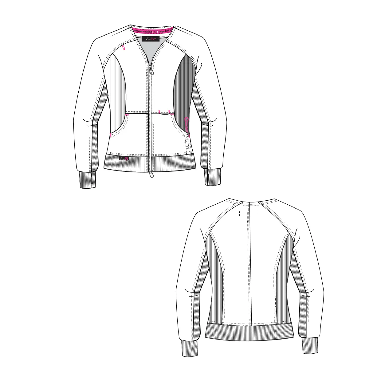 Koi Lite Clarity Jacket - Navy - Image 3