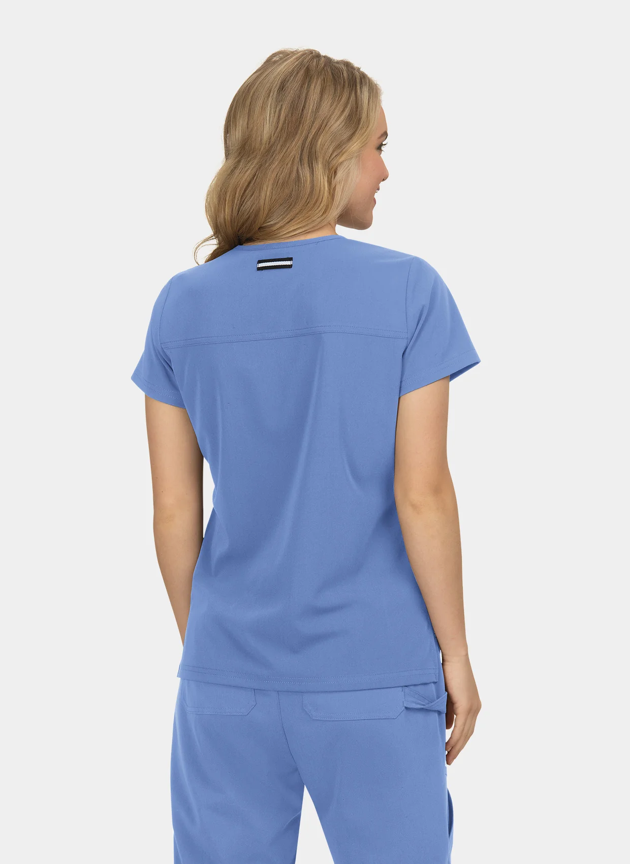 Koi Next Gen Hustle And Heart Scrub Top - True Ceil - Image 2