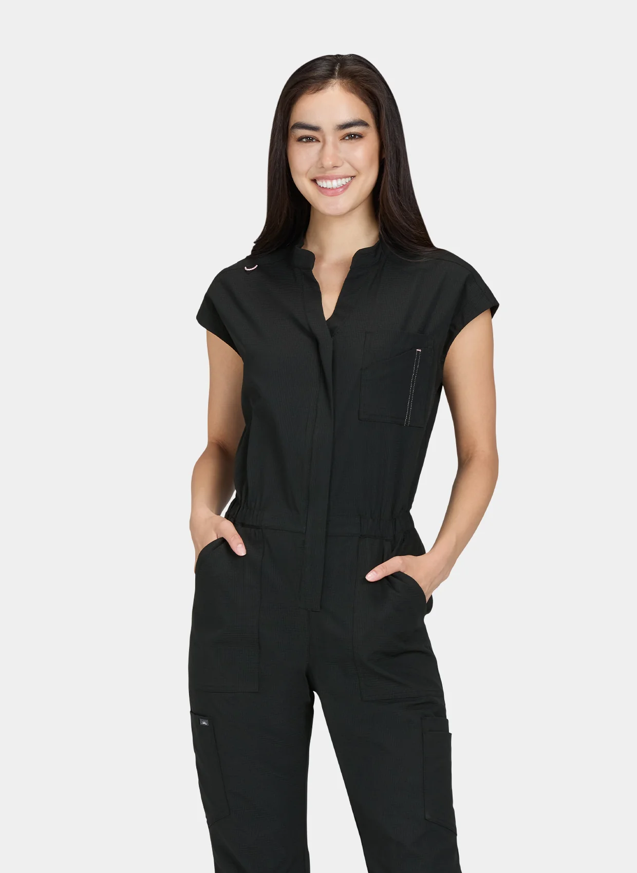 Koi Solis Anja Scrub Jumpsuit - Black - Image 5